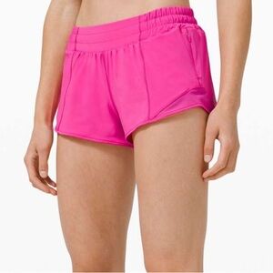 Lululemon Sonic Pink Hotty hot shorts